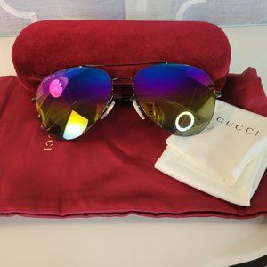 Gucci Aviator Sunglasses Rainbow